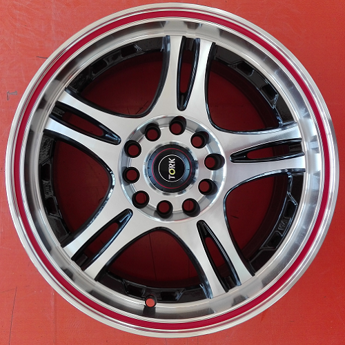 15*6,5 5*108/114.3 ET35 BLK M+RED MEGATORK